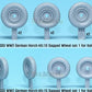 DEF MODEL (1/35) German Horch kfz.15 Wheel set 1 ( for Italeri kit)