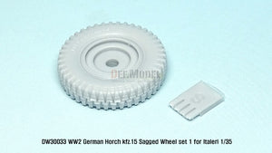 DEF MODEL (1/35) Set di ruote per Horch kfz.15 tedesco (per kit Italeri)