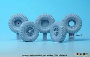 DEF MODEL (1/35) UK LRDG Truck Wheel Set 2 (for Tamiya kit)
