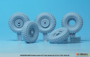 DEF MODEL (1/35) Britischer Austin K2 LKW, Satz mit durchhängenden Rädern - 2