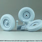 DEF MODEL (1/35) Sd.Kfz. 251 front sagged wheel set - Early