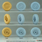 DEF MODEL (1/35) WW2 German Sd.Kfz.222/223 Sagged Wheel set (3) – Late (for Tamiya)
