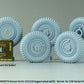 DEF MODEL (1/35) WW2 German Sd.Kfz.222/223 Sagged Wheel set (3) – Late (for Tamiya)