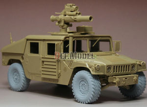 DEF MODEL (1/35) HMMWV R/T II Sagged Wheel set Sagged (for Tamiya 1/35 M1046)