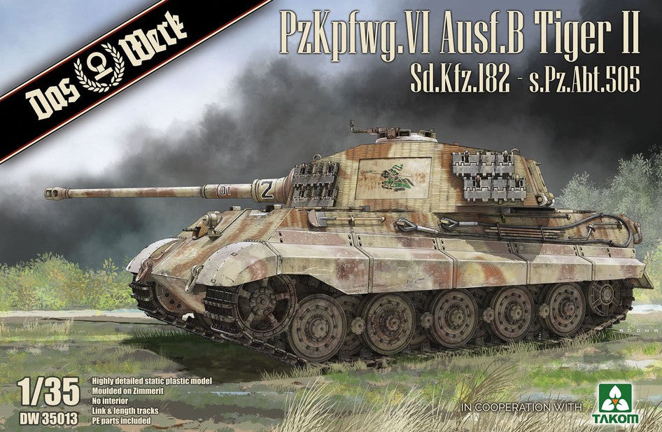 DAS WERK (1/35) PzKpfwg. VI Ausf.B Tiger II Sd.Kfz.182 - s.Pz.Abt.505
