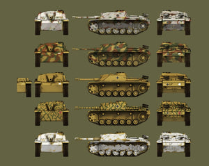 DAS WERK (1/35) Sturmgeschütz III Ausf.G/Sturmhaubitze 42 With Zimmerit (2 in 1-Kit)