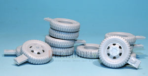 DEF MODEL (1/35) U.S M35 Cargo truck GY sagged wheel set (for AFV Club kits)