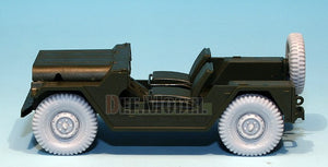 DEF MODEL (1/35) US M151 Jeep Radsatz mit durchhängenden Rädern (für Tamiya/Academy)
