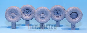 DEF MODEL (1/35) RG-31 Mk.3 wheel set-sagged (for Kinetic)