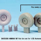 DEF MODEL (1/35) U.S. HMMWV MT Flat tire set (for Academy/Bronco/Tamiya kits)