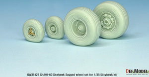 DEF MODEL (1/35) SH/HH-60 Seahawk Sagged Wheel set