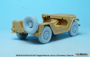 DEF MODEL (1/35) M151A1/A2 Mutt Jeep Sagged Wheel set (for Academy/Tamiya)