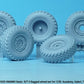 DEF MODEL (1/35) US M1025 HMMWV Basic RT II Sagged Wheel Set