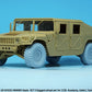 DEF MODEL (1/35) US M1025 HMMWV Basic RT II Sagged Wheel Set