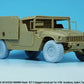 DEF MODEL (1/35) US M1025 HMMWV Basic RT II Sagged Wheel Set