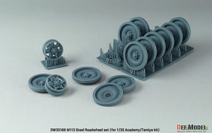 DEF MODEL (1/35) US M113 APC Steel Road Wheel Set (for Academy, Tamiya)