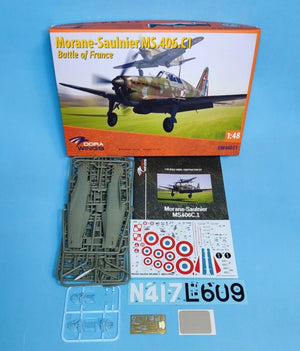 DORA WINGS (1/48) Morane-Saulnier MS.406C.1 - Battle of France