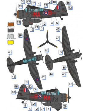 DORA WINGS (1/72) Westland Lysander Mk.III (SD)