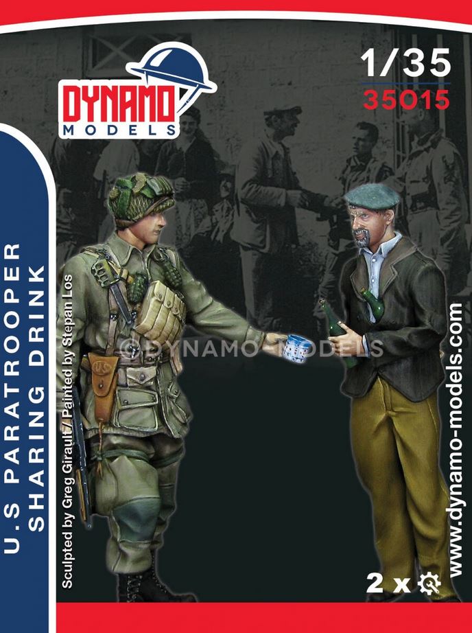 DYNAMO MODELS (1/35) U.S. Paratrooper Sharing Drink