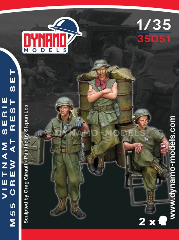 DYNAMO MODELS (1/35) M55 Crew At Rest Set