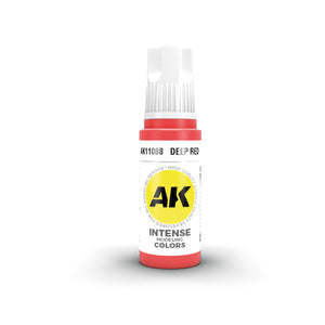 Pintura acrílica color rojo intenso de AK referencia 11088