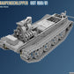 Bastidor y eje motriz de la maqueta del tractor Raupenschlepper OST ROS 01 Mid Production en escala 1:35 de Miniart referencia 35480