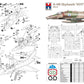 Instrucciones de la maqueta del caza A-4M inicial israelí Ayit en escala 1:48 de Hobby 2000 referencia 48039
