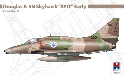 Portada de la maqueta del caza A-4M inicial israelí Ayit en escala 1:48 de Hobby 2000 referencia 48039
