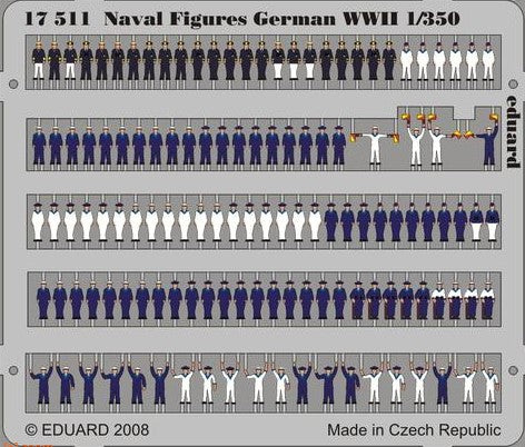 EDUARD (1/350) Naval Figures German WWII