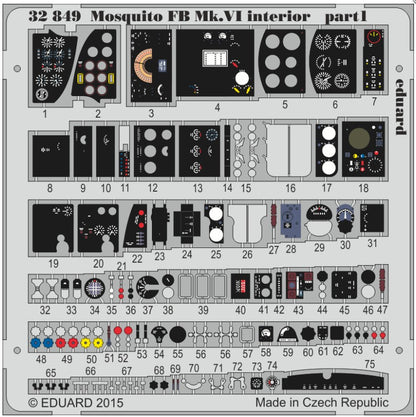 EDUARD (1/32) Mosquito FB Mk. VI interior