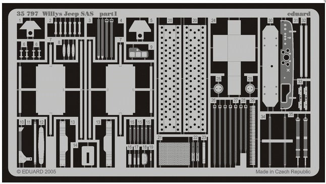 EDUARD (1/35) Willys Jeep SAS