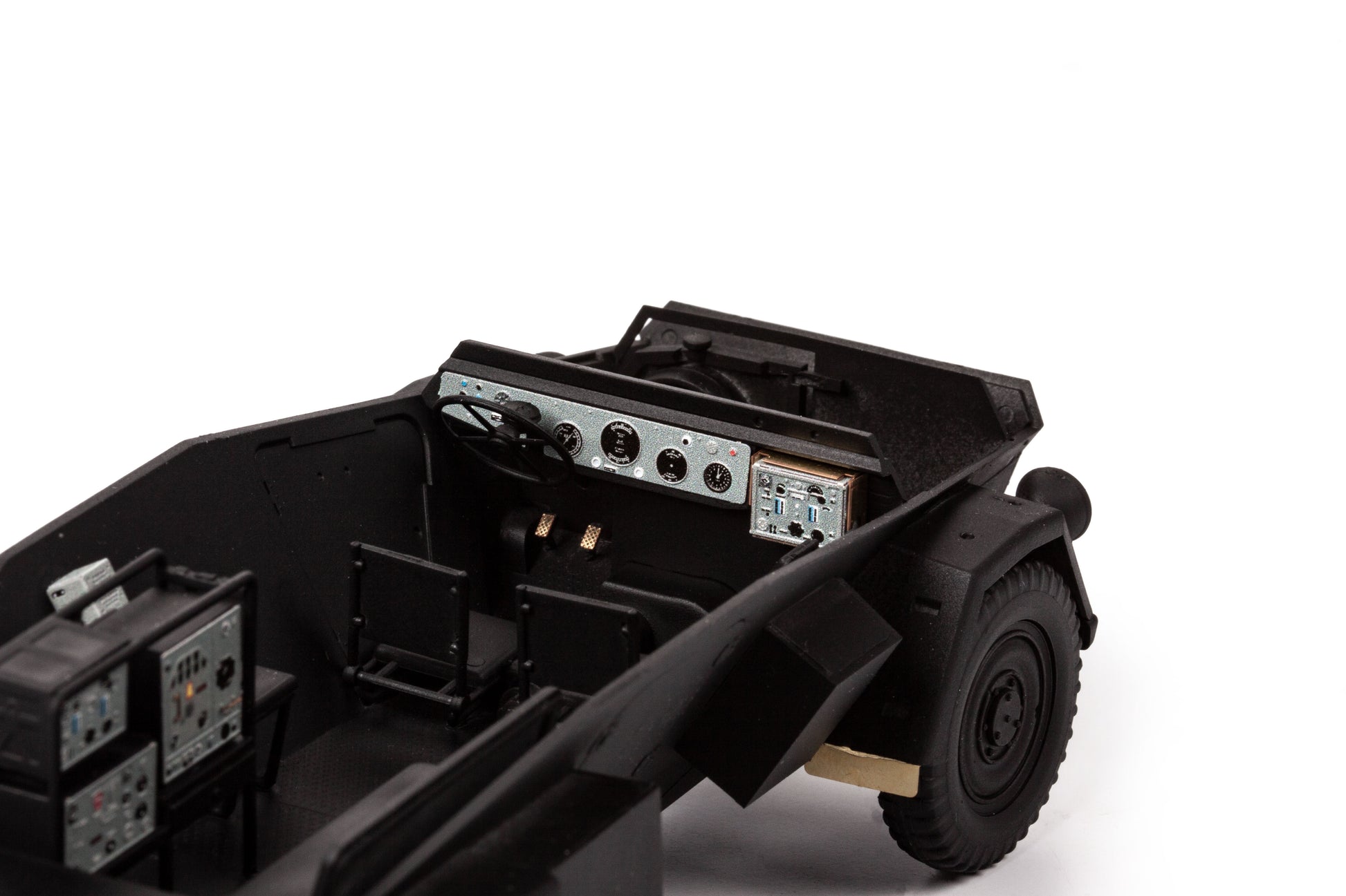 Foto del set de mejora de fotograbados para interior de vehículo alemán Sd.Kfz. 247 Ausf.B en escala 1:35 de Eduard referencia 36483