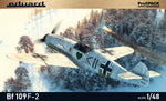 Portada de la caja de la maqueta del caza alemán BF-109 F-2 en escala 1:48 de Eduard referencia 82115