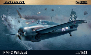 Portada de la caja de la maqueta del caza FM-2 Wildcat en escala 1:48 de Eduard referencia 82205