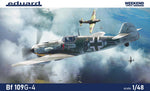 Portada de la caja de la maqueta del caza alemán Bf-109 G-4 en escala 1:48 de Eduard referencia 84203