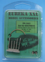 Set de mejora de cable de remolque y ametralladoras para carro de combate M4 Sherman en escala 1:48 de Eureka XXL referencia ER-3503