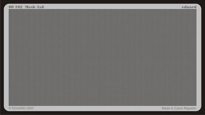 Set de mallado de fotograbado en forma de rectangular de 0,4x0,6mm de Eduard referencia 00102