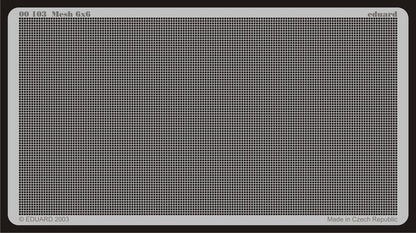 Set de mallado de fotograbado en forma de cuadrados de 0,6x0,6mm de Eduard referencia 00103