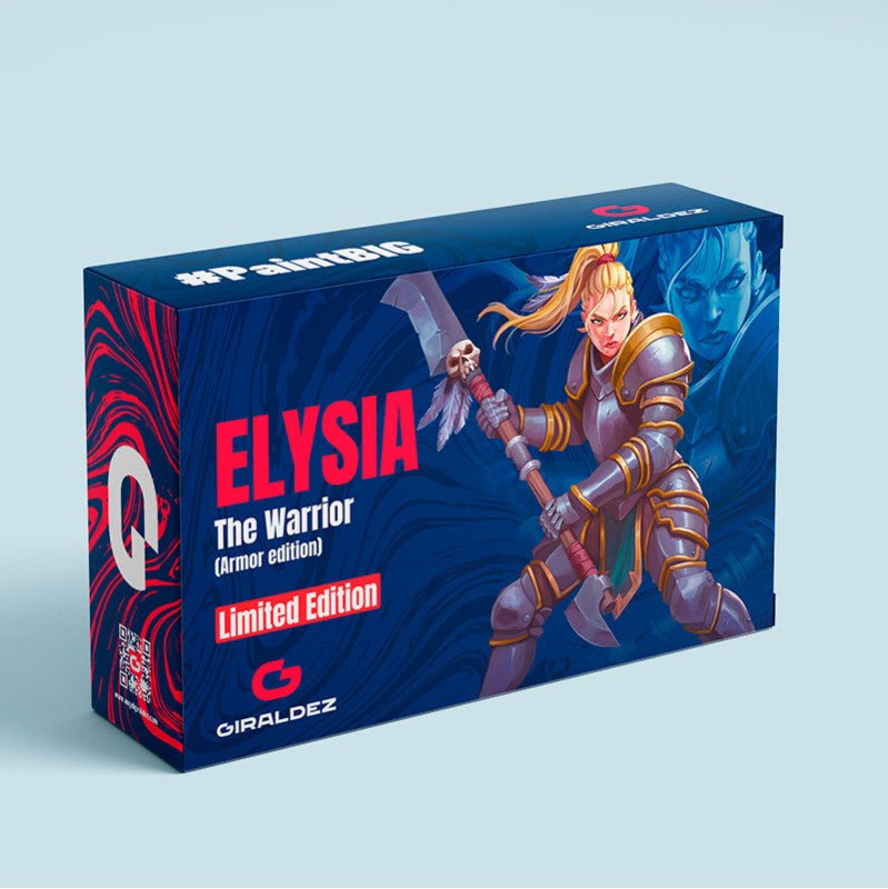 Estuche de la figura Elyisa de Giraldez Models en 32mm
