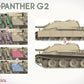 Distintas configuraciones de escapes de la maqueta del cazacarros alemán Jagdpanther G2 en escala 1:35 del fabricante Das Werk 35042