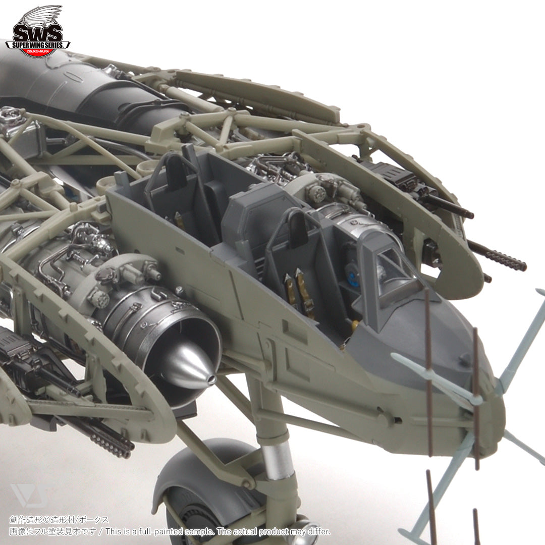 Detallel del fuselaje de la maqueta del avión alemán Horten Ho 229B en escala 1:32 de Zoukei Mura referencia SWS24 