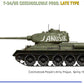 Esquema de pintura 1 de la maqueta del T-34/85 Produccion Final Checoslovaca en escala 1:35 de Miniart referencia 37078