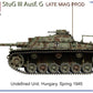 Esquema de pintura 4  de la maqueta del Stug III Ausf G de produccion Miag en version final en escala 1:72 de Miniart referencia 72112
