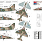 Esquemas de pintura del caza Douglas TA-4J Skyhawk de la fuerza earea israelita en escala 1:72 del fabricante Hobby 2000