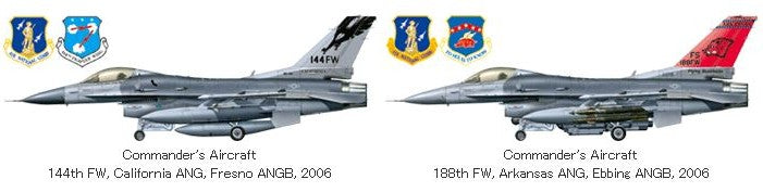 Esquemas de pintura y decoraciones de la maqueta del cazabombardero F-16C Block 25/32 Fighting Falcon ANG n escala 1:48 de Tamiya con referencia 61101