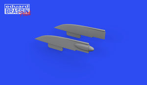 Vista trasera del set de mejora de punta de timón para avion F-4B Phantom en escala 1:48 de Eduard referencia 648704