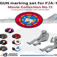 DEF MODEL (1/48) F/A-18E/F Super Hornet Decal set - Movie Collection No.11 w/ 2 Pilot Figs