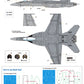 Decoración 4 del set para aviones FA-18 E/F de la película Top Gun en escala 1:48 del fabricante Def Model referencia JD48002