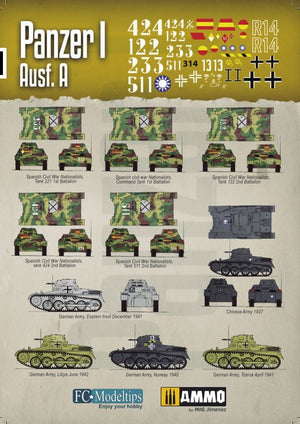 FC MODEL TREND (1/16) Calcas Panzer I, Ausf. A.