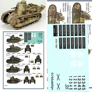 FC MODEL TREND (1/35) Calcas Renault FT-17 en España